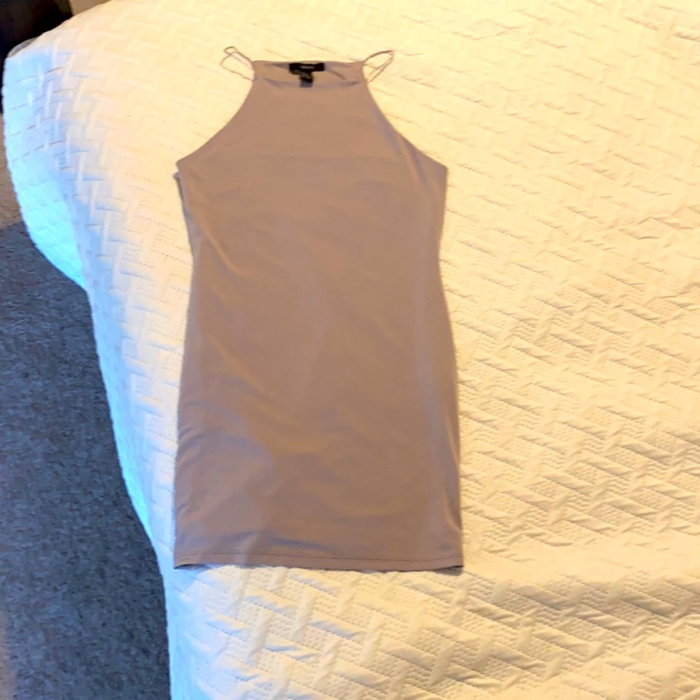 Forever 21 gray spaghetti strap dress size medium